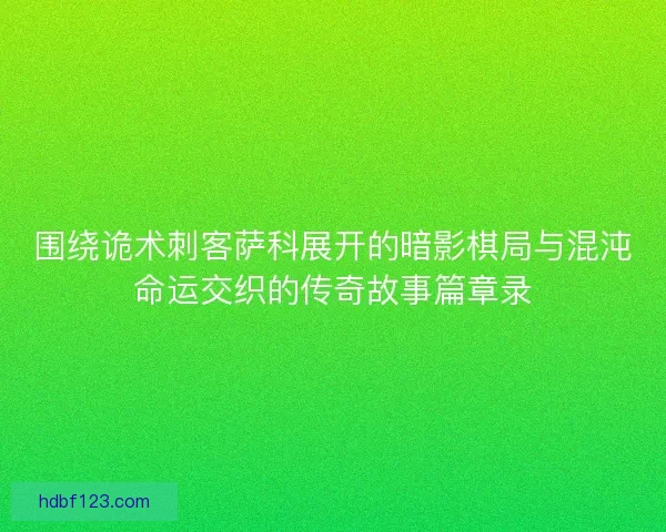 围绕诡术刺客萨科展开的暗影棋局与混沌命运交织的传奇故事篇章录